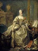 Francois Boucher Madame de Pompadour oil painting reproduction